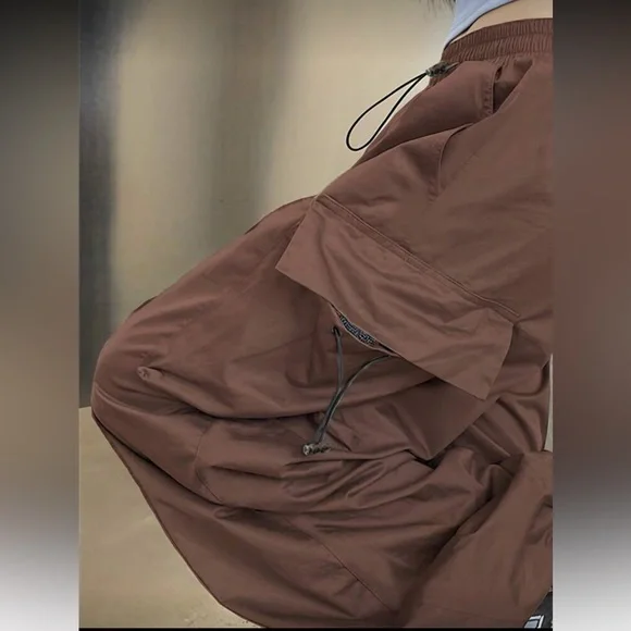 NEW Baggy Parachute Cargo Pants - Picture 7 of 8